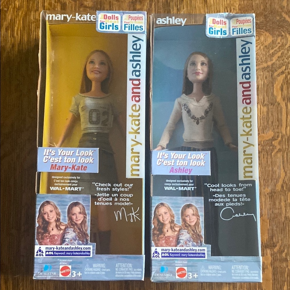 Mary-Kate and Ashley Dolls Set of 2 2003 New in box.